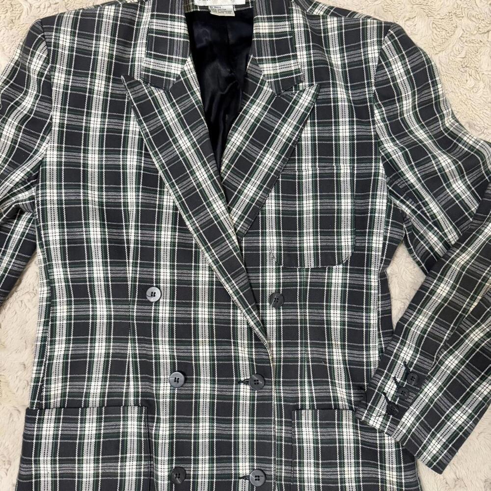 Vintage Calvin Klein Sport Plaid Blazer — Size M - Picture 3 of 8